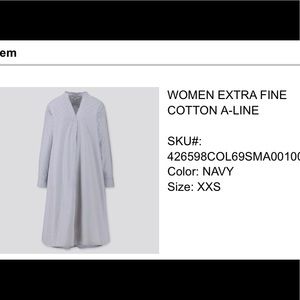 Uniqlo Shirt Dress